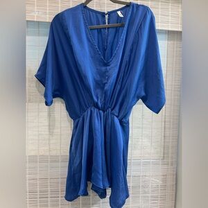 Glam Blue Romper
